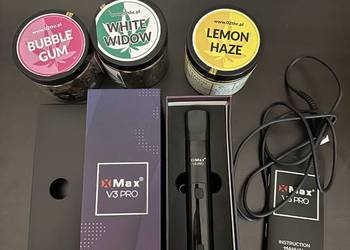 Waporyzator Xmax V3 Pro CBD bubble gum white widow lemon haze