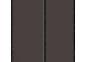 Parawan 2-panelowy brązowy 175x180 cm tkanina WM-350259