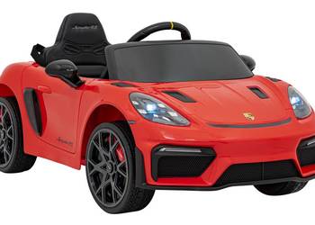 Samochód na akumulator dla dzieci Porsche 718 12V pilot MP4