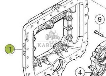 CLAAS Arion 610 660 Obudowa Pokrywa Klapa Skrzyni Biegów 0005891354 00 058…