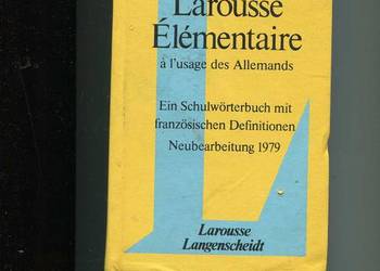Larousse Elementaire a l'usage des Allemands