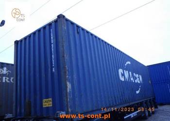Kontener morski magazynowy 40 HC 40 DV używany 12 metrowy szczelny