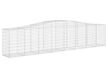Kosze gabionowe 25 szt 400x50x80/100 cm galwanizowane żelazo WM-3145954