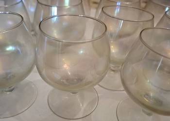 Lampki do alkoholu z tęczową poświatą PRL 11 sztuk