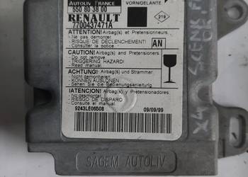 Renaut Scenic Sensor sterownik moduł poduszek Air Bag 7700437471A