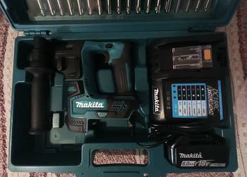 Makita zestaw SDS+ w walizce Młotowiertarka Bateria Ładowarka Wiertła
