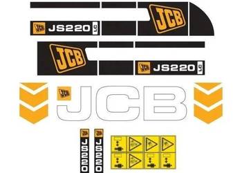 Naklejki oklejenie naklejka - JCB JS220LC Zamiennik