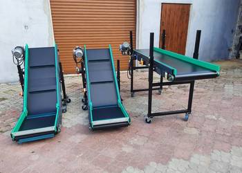 Przenośnik taśmowy  prosty , łamany , L,Z Przenośnik taśmowy  prosty , łamany , L,Z