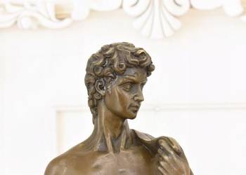 David Postać Mitologiczna - Duża Figura z brązu - Mitologia Rzeźba