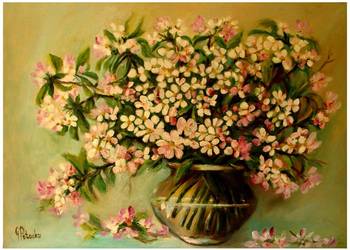 Kwitnące jabłonie 50-70cm  cm dostępny do negocjacji