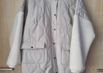 Kurtka pikowana ocieplana szara