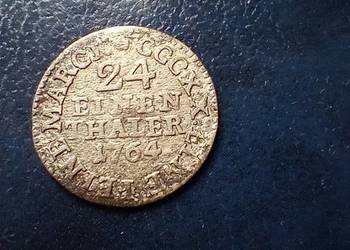 Stare monety 1/24 talara 1764 EDC Niemcy srebro