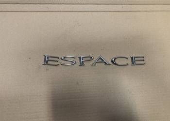 Napis klapy tył tylnej renault espace IV 4 lift