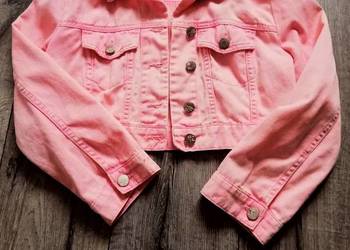 Topshop Kurtka dżinsowa Kurteczka jeansowa Krótka Croptop Xs