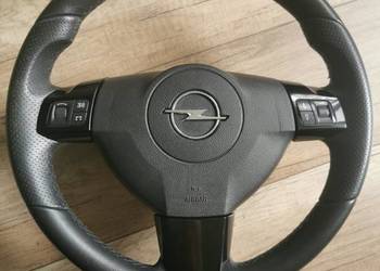 Kierownica wielofunkcyjna skórzana opel astra H Zafira B