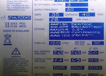 Autoklaw parowy próżniowy Astell ASB 260BT Autoklaw parowy próżniowy Astell ASB 260BT