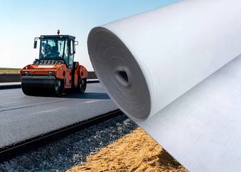 Geowłóknina ATESTOWANA PPC 400g od AJJ.pl 0,5m szer