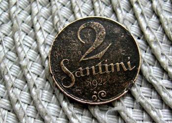 Łotwa 2 Santimi 1922r