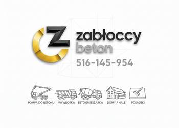 Beton transport pompowanie posadzki budowa rolne Lidzbark Warmiński