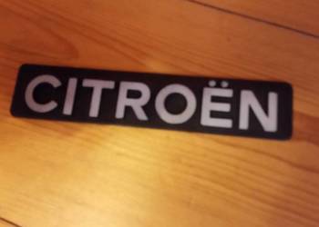 EMBLEMAT ZNACZEK CITROEN AX KLAPY TYL  ORIGINAL 9600040980