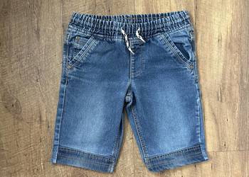 Spodenki chłopięce 128 cm krótkie spodenki jeansowe