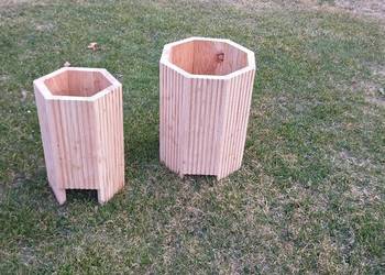 Donice ogrodowe drewniane