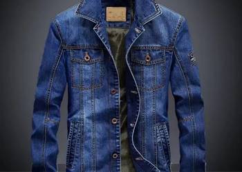 Nowa kurtka męska jeansowa.