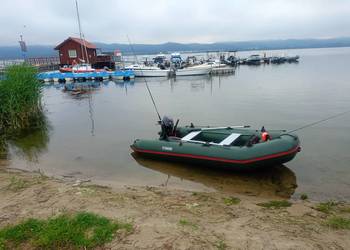 Ponton KORMORAN 360D i Silnik STORM 13,5KM 2T