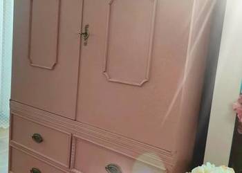 Szafa komoda bieliźniarka do sypialni do garderoby kolor pudrowy róż