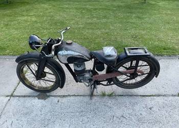 Projekt Zundapp DE200 1934 zabytkowy DB 200 DBK