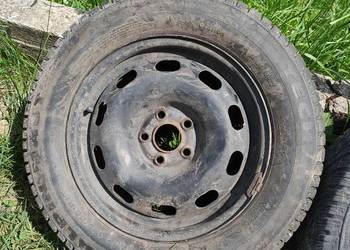 4 koła felgi z oponami zimowymi rozstaw śrub 5x100