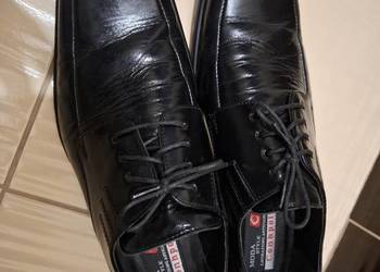 Buty męskie conhpol czarne skóra roz. 44.