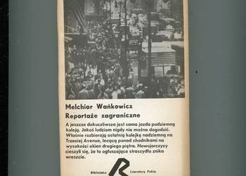Reportaże zagraniczne - Wańkowicz