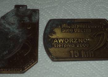 Jaworzno Bieg Uliczny MCKiS 2005 oraz 2006 - medal