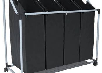 vidaXL Sortownik na pranie z 4 pojemnikami(SKU:240367)