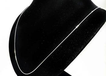 Nowy Rodowany Srebrny Łańcuszek pr. 925 3,35g Dł. 70 cm Nowy Rodowany Srebrny Łańcuszek pr. 925 3,35g Dł. 70 cm