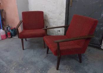Fotele Czechosłowackie PRL vintage