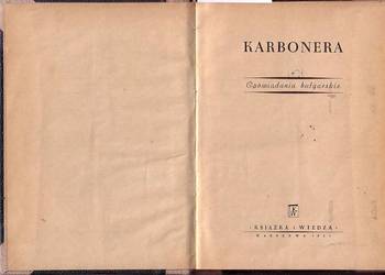 (036) KARBONERA (OPOWIADANIA BUŁGARSKIE)