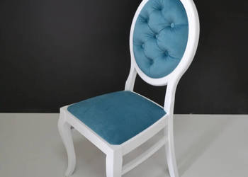 Krzesło Lite Drewno OVAL frezowane pikowane