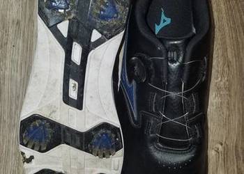 Buty do golfa Mizuno Nexlite GS 44/45 29.5cm Skóra* skórzane czarne BOA BDB