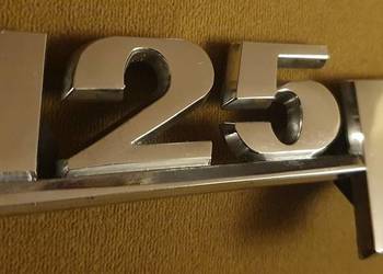 Nowy znaczek emblemat chrom Fiat FSO 125p