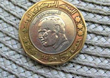 Tunezja 5 Dinarów 2002r - Habib Bourguiba