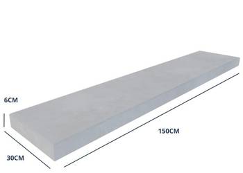 STOPIEŃ Betonowy 150X30 6CM GRUBOŚCI Beton Architektoniczny