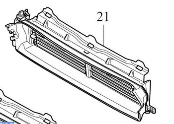 VOLVO S60 III V60 II dolna kierownica powietrza wlot OE 322…