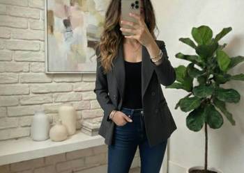 Marynarka Laurèl 100% wełna – r. 40, niegryząca