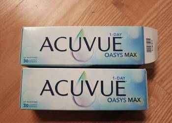 soczewki kontaktowe ACUVUE OASYS MAX 1-DAY - BC: 8.5, moc +1.00, DIA 14.3