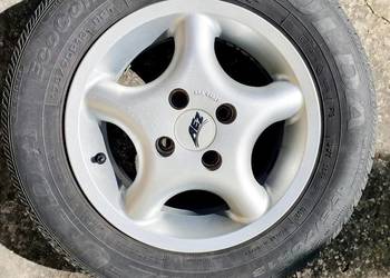 4 Alufelgi AEZ 13 4x100 ET 35 z oponami Fulda