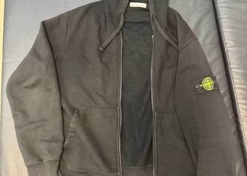 Stone Island Zip Hoodie Czarny z kompaskiem (V0029) oryginal