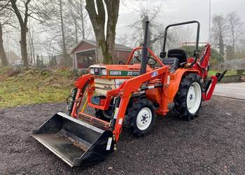 Mini-ciągnik Kubota ZB 1702-M z ładowaczem i koparką BP1s