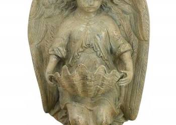 Kropilenica z Brązu Sakralna Figura - Anioł - Figura z Brązu